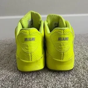 Nike ID Custom Volt Yellow Neon Air Max Sneakers Miami Nike | Shoes | Nike Id Custom Volt Yellow Neon Air Max  main image 3